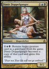 MTG DIMIR DOPPELGANGER PLAYED/ROVINATO MUTAFORMA DIMIR - RAV - MAGIC