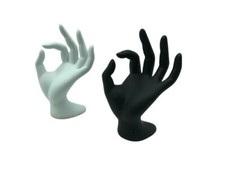 Espositore gioielleria espositore gioielli  "Mano" bassa in resina verniciata