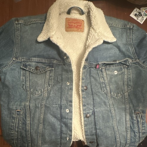 Giacca jeans camionista levi - jeans,