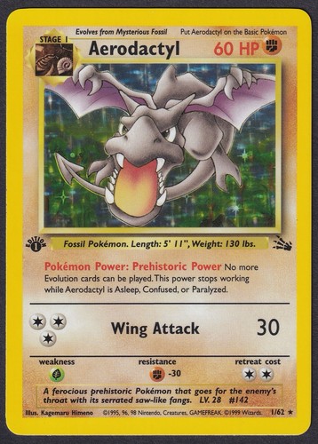 Pokemon aerodactyl 1st - aerodactyl,