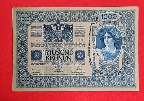 Banconota austro ungheria 1000 - banconota, austro-ungheria