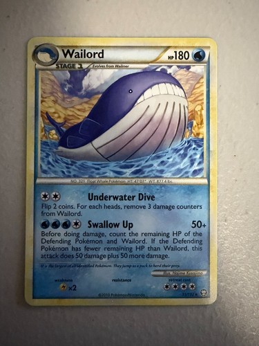 Wailord 102 regular - wailord, rare