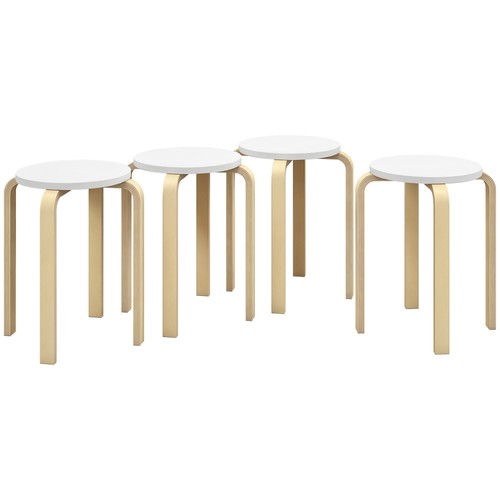 Homcom set sgabelli rotondi - sgabelli,