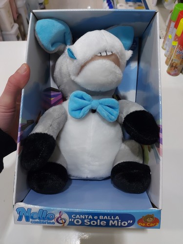 Peluche nello asinello sole - o,