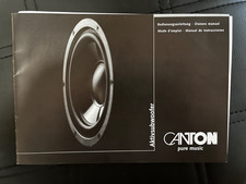 Canton AS 120 Orinal Owners