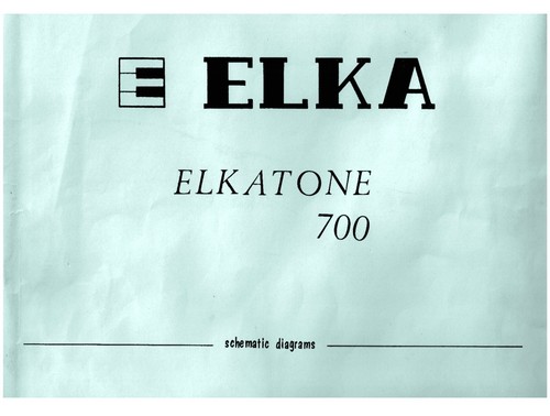 Elka elkatone 700 service - 700,