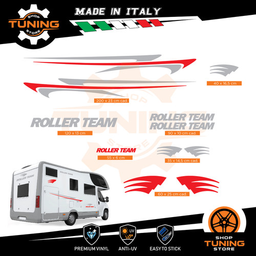 Kit adesivi camper - kit, roller-team