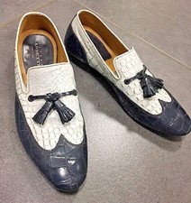 Silvano Sassetti scarpe n 40 41 Pelle Bicolore Listino 380,00 - Made In Italy