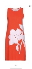 VDP Red Knit Sleeveless Dress