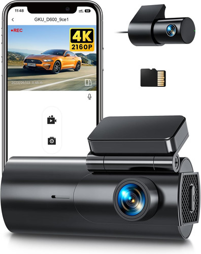 Dash cam auto 5k doppia - dash,