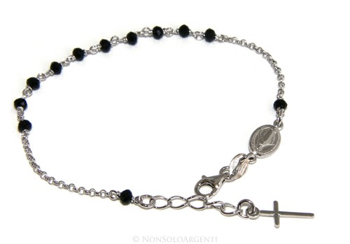 Rosario argento 925 bracciale - 925,