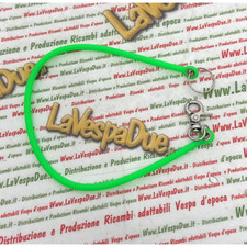 Portachiavi verde in silicone