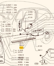 FIAT 600 600D TUBO FRENO RAME