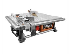 RIDGID 6,5 Amp 7 pollici Seghetto per piastrelle bagnato da tavolo con filo lama