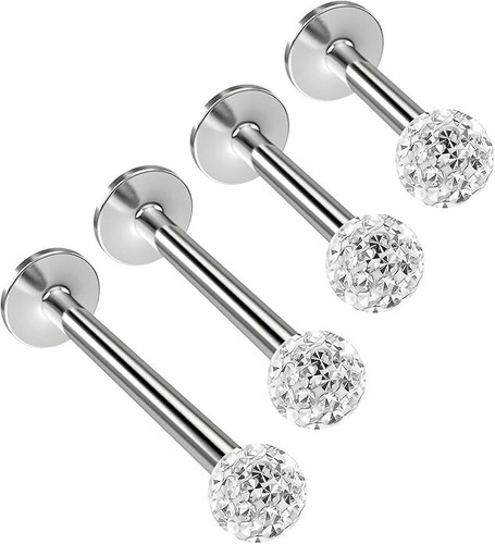 Crystal labret bar acciaio - bar,