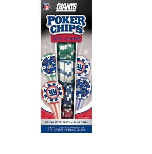 New york giants chip poker - giants, set
