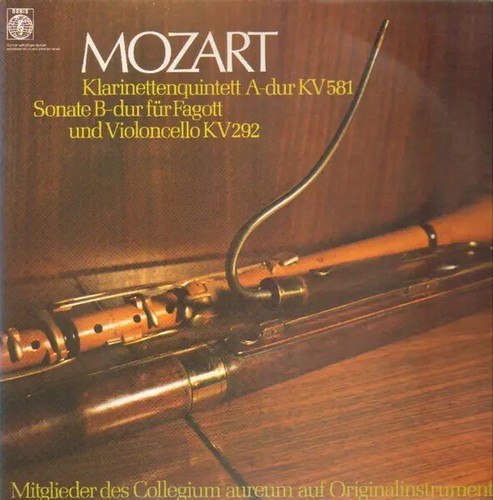 Mozart klarinettenquintett - lp,