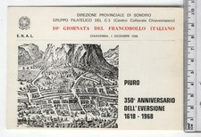 Lombardia - Piuro 10° Giornata Francobollo Ita- SO 5520