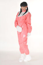 PVC Costume Da Gioco Per Adulti Uomini Tuta Antisudore Rosa