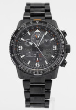 Orologio Citizen Promaster Skyhawk quadrante nero zaffiro ora mondiale JY8075-51E