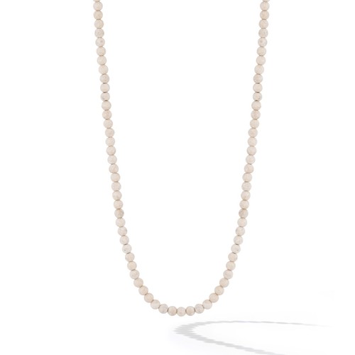 Collana uomo perle - pietra, di