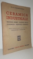 Reggiori CERAMICA INDUSTRIALE materie prime tecnica prodotti - Hoepli 3a Ed 1958