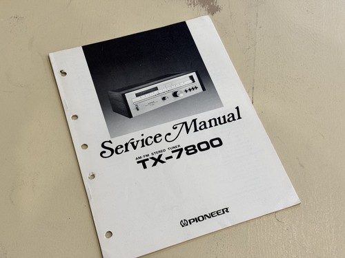 Pioneer 7800 manuale di - manuale,