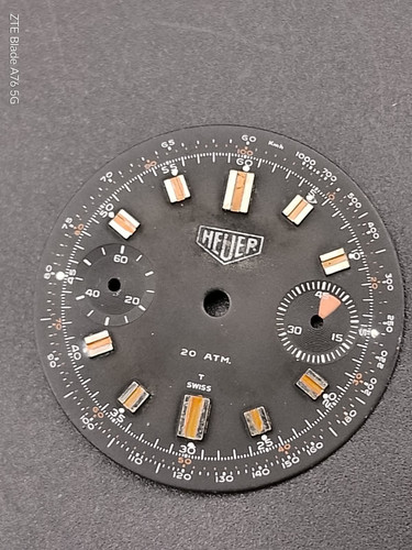 Dial heuer pre carrera reverse - heuer,