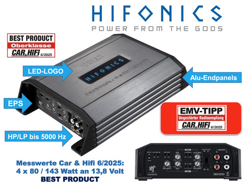 Hifonics zxr 500 - zxr-500/4e, d