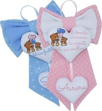 Fiocco nascita coccarda