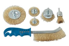 Spazzola metallica set 6pc - spazzola,