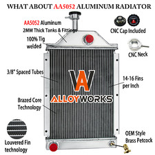 2 Row Aluminum Radiator For