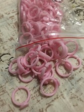 40 Basi Anelli Plastica Piccoli Per Bambine