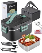 Kimfead Scaldavivande Elettrico Portatile 75W 1,8L Acciaio Inox Rimovibile