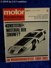Motore Rundschau 8/67 Eriba