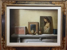 DIPINTO OLIO  SU TELA DI