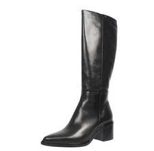 Mjus Stivali In Pelle Nero -