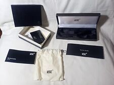 Lotto Di 2 Scatole Vuote Montblanc Penna E Cintura O Portafoglio 