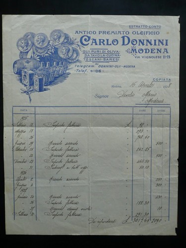 Fattura carlo donnini - fattura,