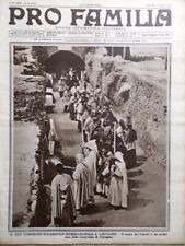 Pro Familia del 25 Maggio 1930 Gandhi India Congresso a Cartagine Bonivento Arti