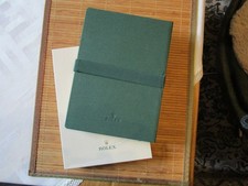 Quaderno originale Rolex verde