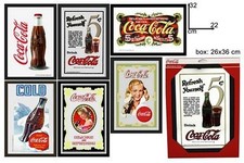 Specchio con cornice Coca Cola