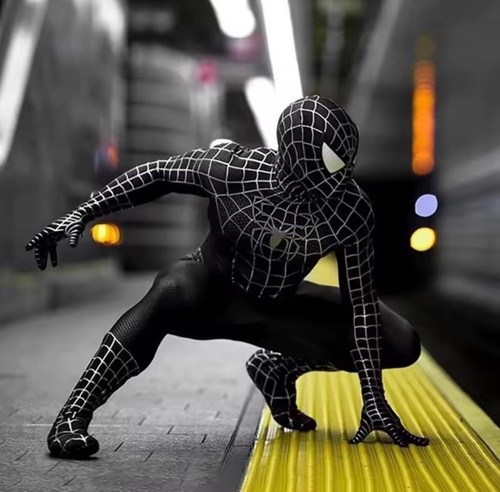 Costume spiderman black venom - costume,