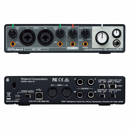 Roland rubix24 interfaccia - roland,