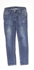 Jeans donna merish blu gamba - jeans,