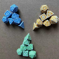 7Pcs Dadi poliedrici Dadi da gioco per giochi da tavolo Giochi di carte
