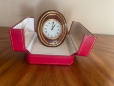 CARTIER Vintage Pendulette BAIGNOIRE Scrivania Tavolo Sveglia Viaggio