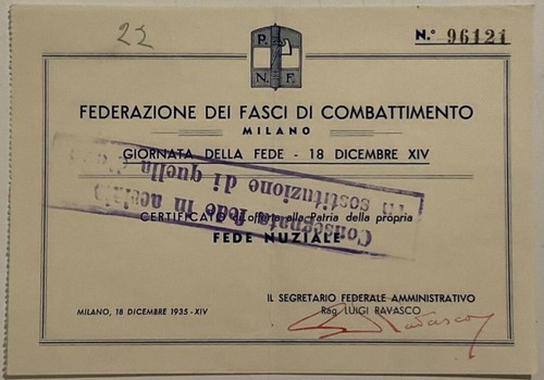 Regno oro alla patria - regno,