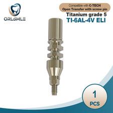 Ti transfer pilastro vassoio aperto transfer compatibile con piattaforma C-TECH D4,5mm
