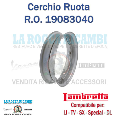 Cerchio lambretta sx - -,